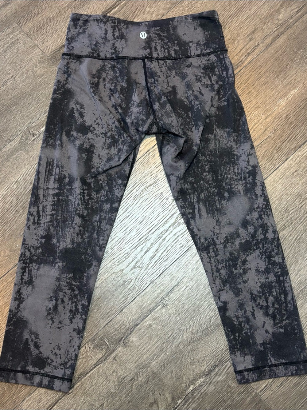 Lululemon Align High Rise Leggings Diamond Dye Pitch Grey Pant Size 4